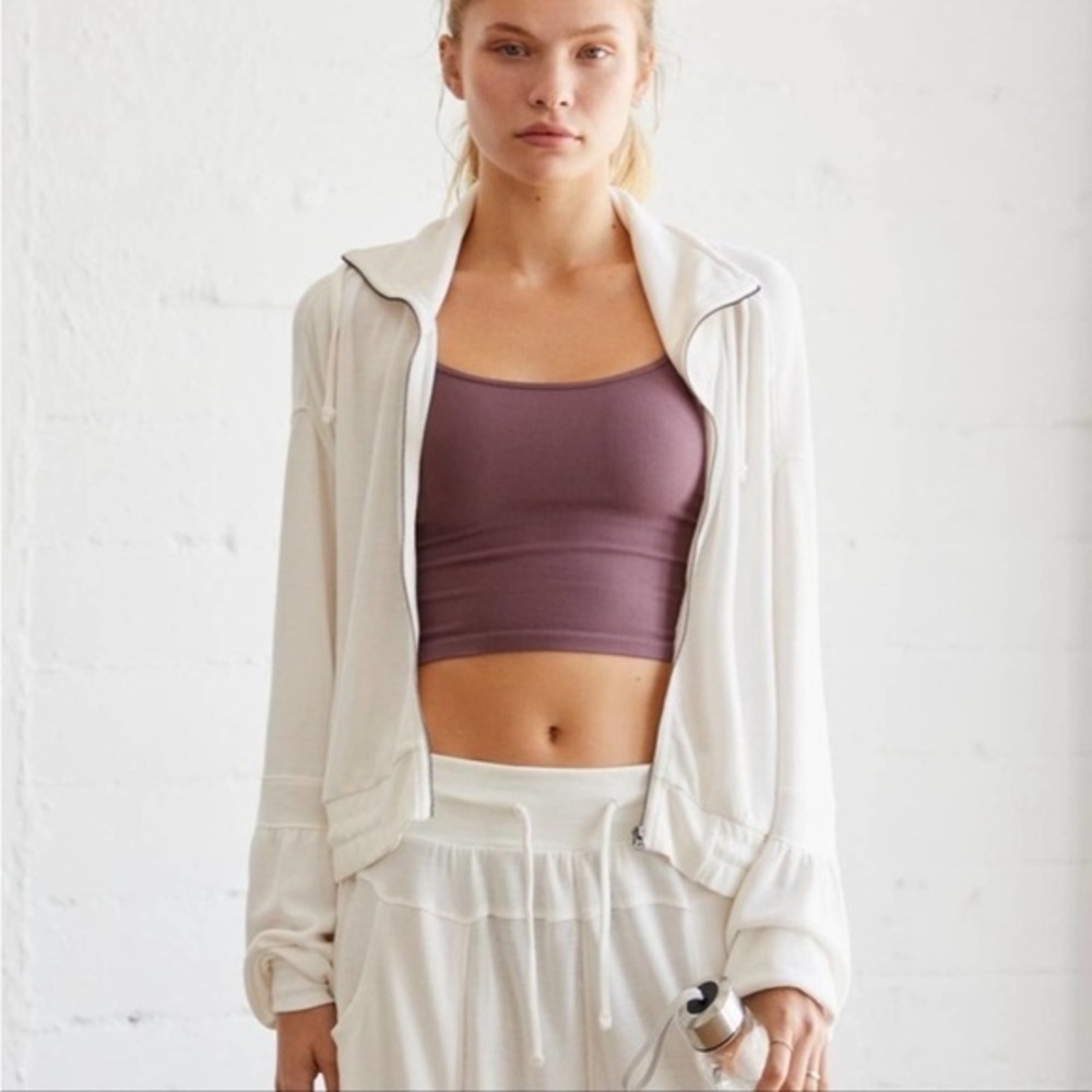 Free People Movement Goldie Zip Up small